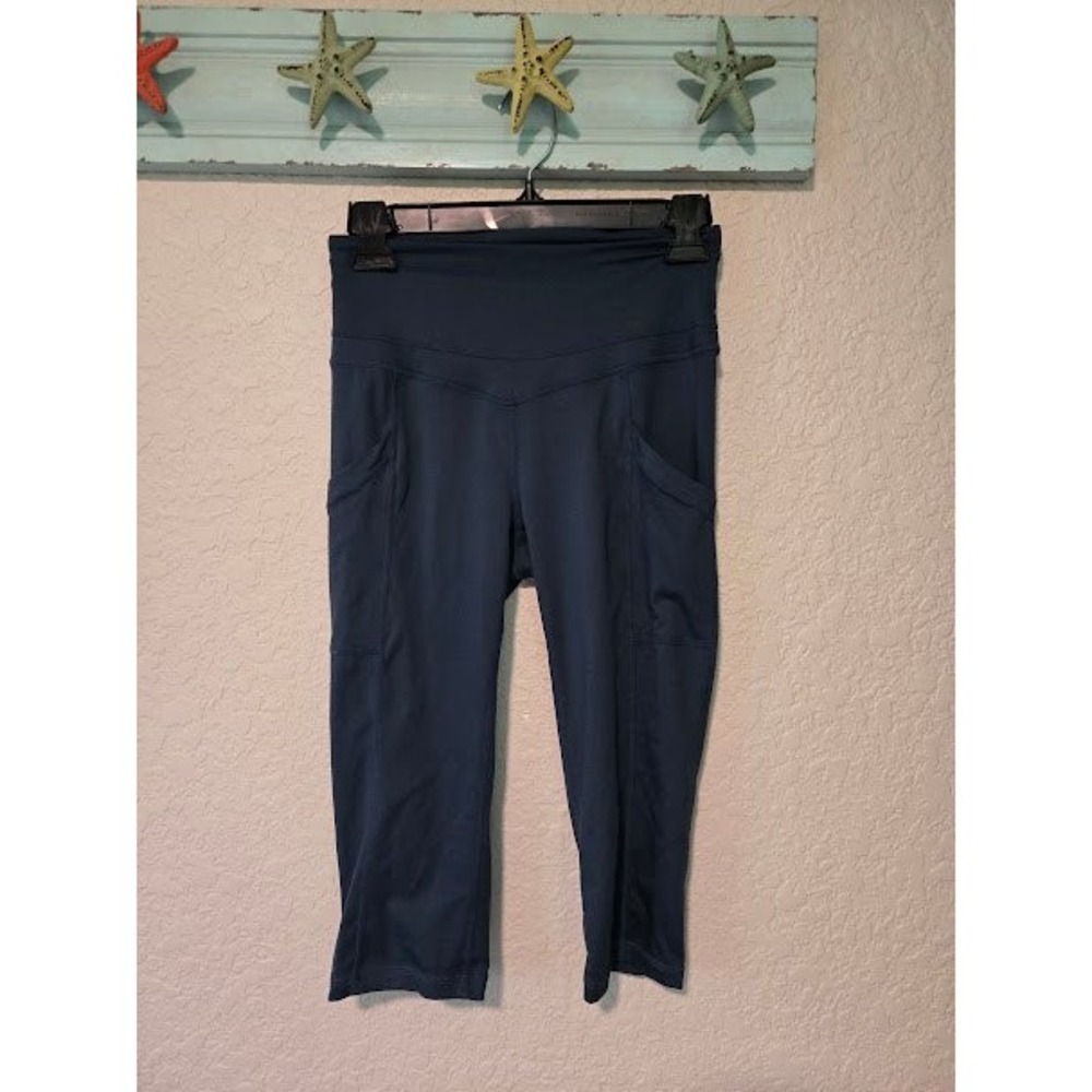 Free People Movement Teal‎ Cropped Leggings